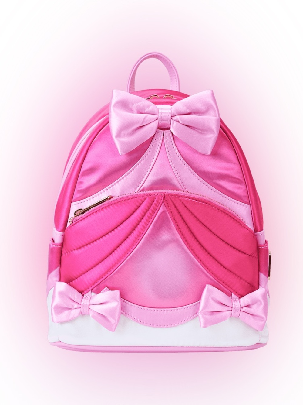 Loungefly Cinderella 75th Anniversary Pink Bow Gown Mini Backpack